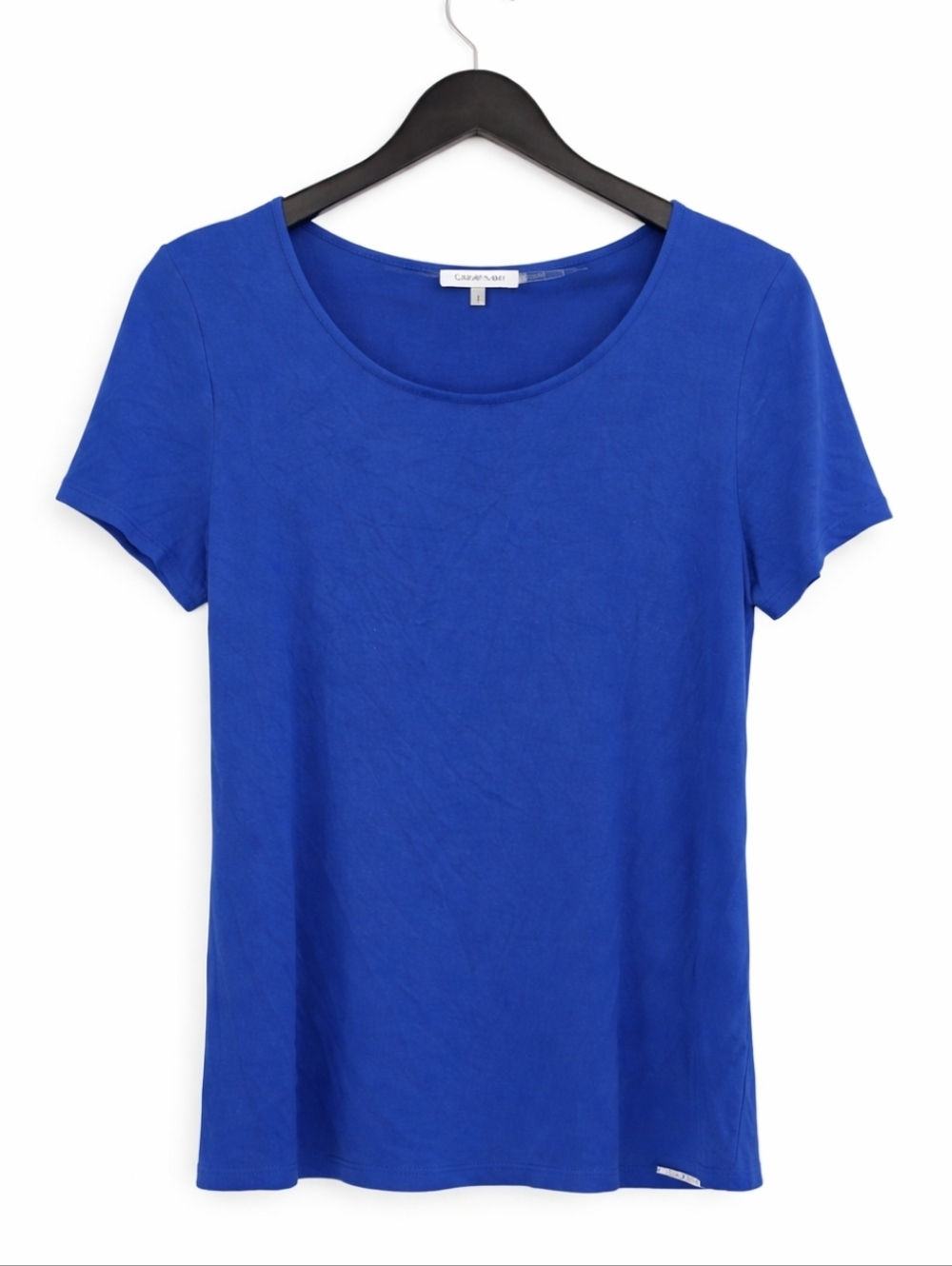 Calvin Klein Cobalt Blue Spandex Blue Vneck Top Sz Lg